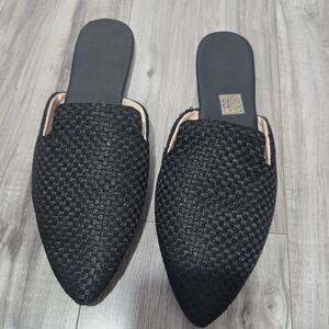 Unbranded Black Mule Slip Ons New Sz 9
